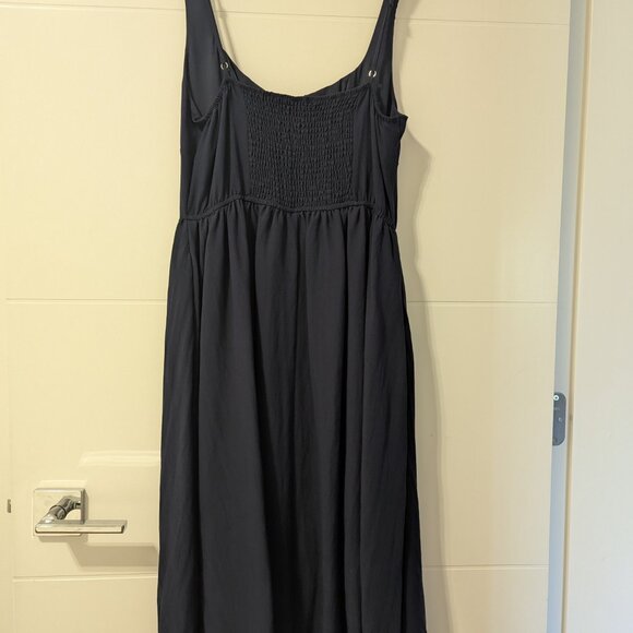 Navy Blue Corset Dress, Size Medium BNWT - Picture 2 of 3
